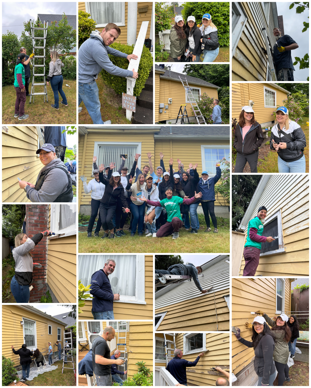 Windermere Professional Parnters Community Service Day 2023 Paint Tacoma Beautiful